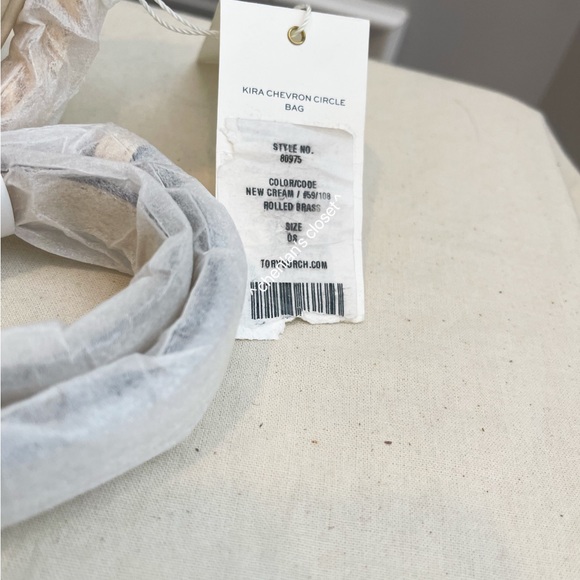 🎀NeW! Tory Burch Kira Chevron Circle Bag - Picture 14 of 17